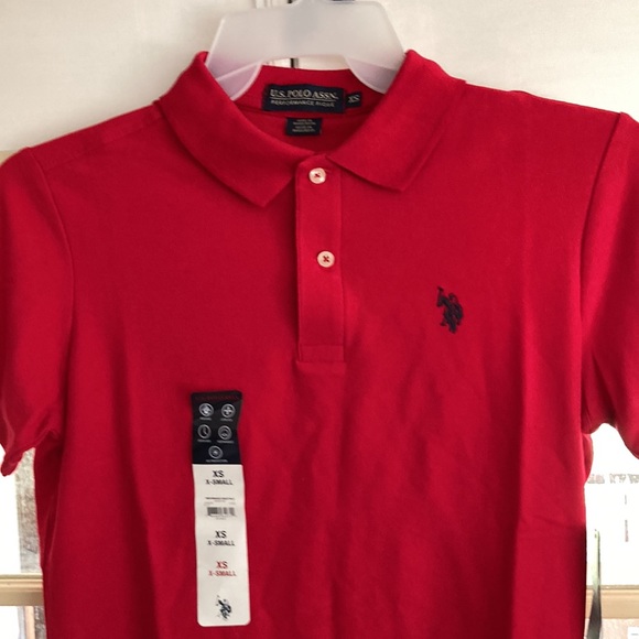 US POLO ASSN. RED POLO SHIRT - Picture 9 of 17